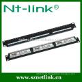 24 portas cat5e cat6 rj45 montagem em rack patch panel